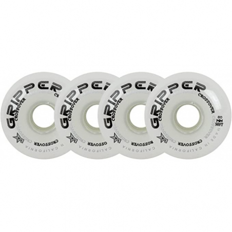 Lot De 8 Roues Labeda Union Vertes 68/72 - X-Soft 74A Pour Hockey En Ligne Jeunesse - Neuf Sous Blister
